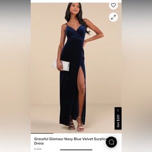 Elegant Blue Evening Gown